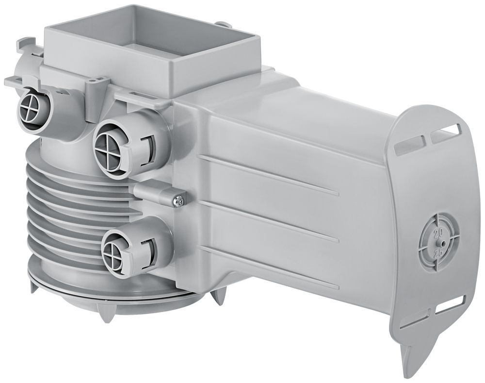 Boîtier d'encastrement HSB Lumina avec tunnel 150mm, à bétonner, sans halogène