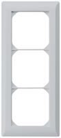 UP-Abdeckrahmen kallysto.line 3×1 hellgrau 92×212mm