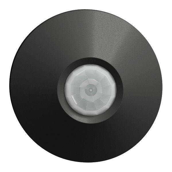 Détecteur de mouvement ENC 360° variable pirios EDIZIOdue, rond, noir