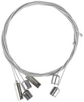 Kit di sospensione a corda Eglo Salobrena acciaio 900mm cromo