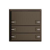 KNX-Taster RGB EDUE, 250mW, m.RGB-LED, 6×Taste, 1×Tastenb., cof