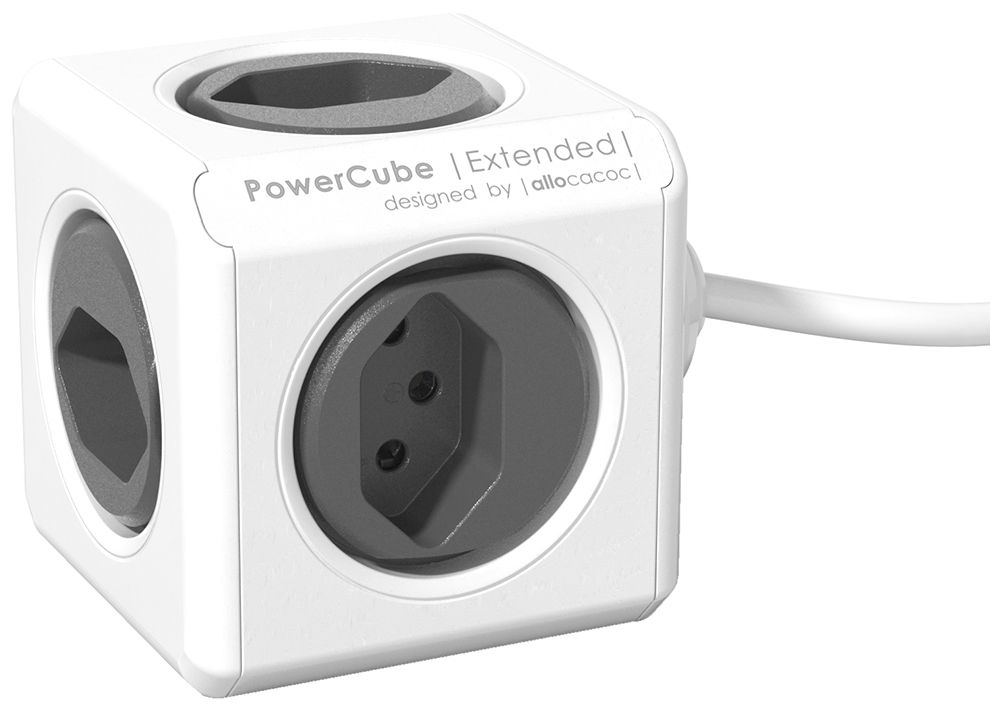 Mehrfachstecker PowerCube Extended 4×T13 1.5m 3×1mm² an
