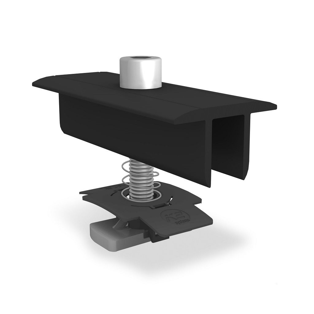 K2 XS Modulmittelklemme schwarz eloxiert 30-33mm