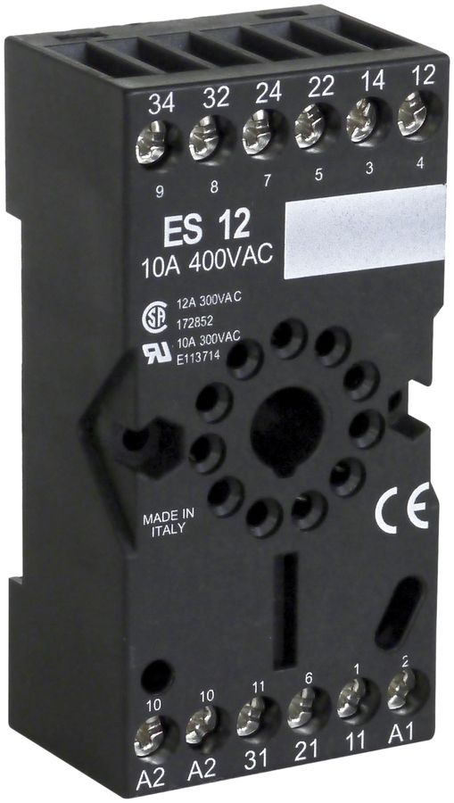 Stecksockel BBC Bircher BSF-11/ES12 schwarz