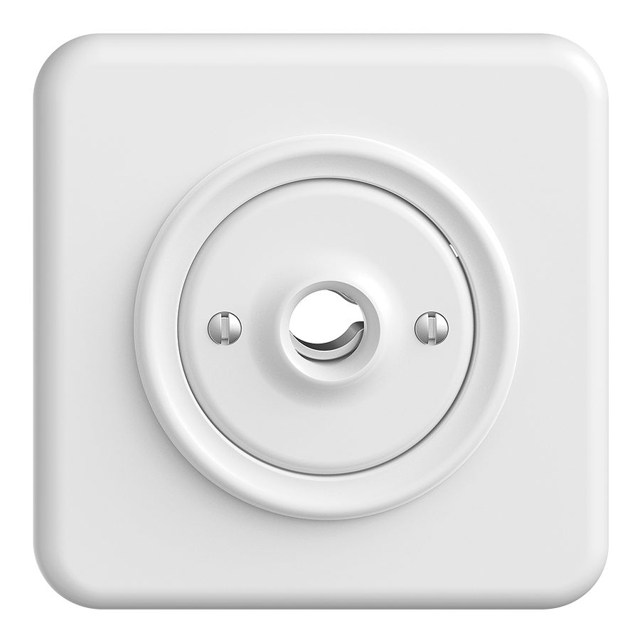 UP-Anschlussdose STANDARDdue weiss ohne Klemmeneinsatz