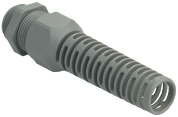 Kabelverschraubung AGRO PA M16×1.5 grau Ø3…8mm mit Knickschutztülle kurz