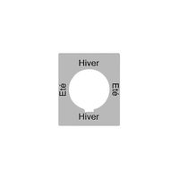 Disco indicatore Eté-Hiver-Eté-Hiver per interr.a chiave FLF FH