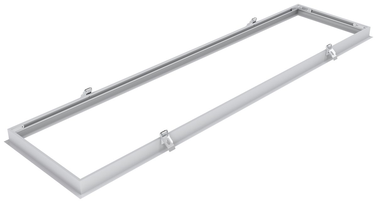 Einbaurahmen Sylvania Aluminium 1252×352×38mm weiss