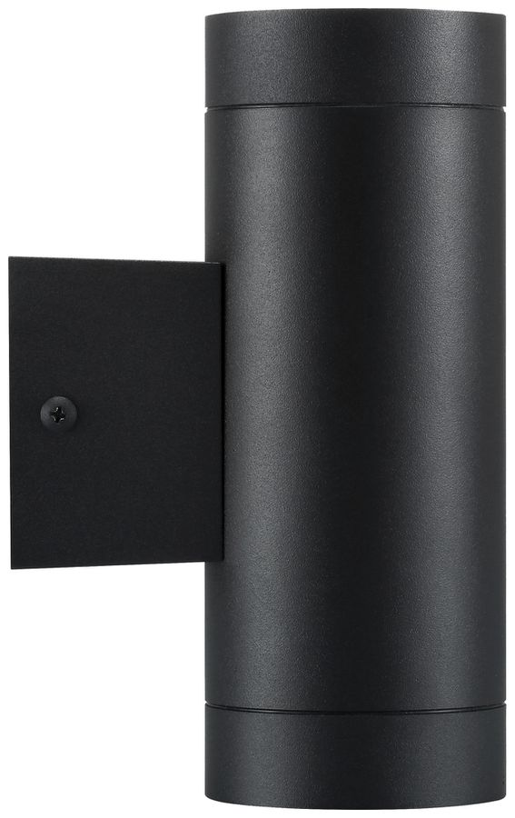 Applique LED Sylvania SylDeco Round GU10 2×35W IP54 Ø76×195mm nero