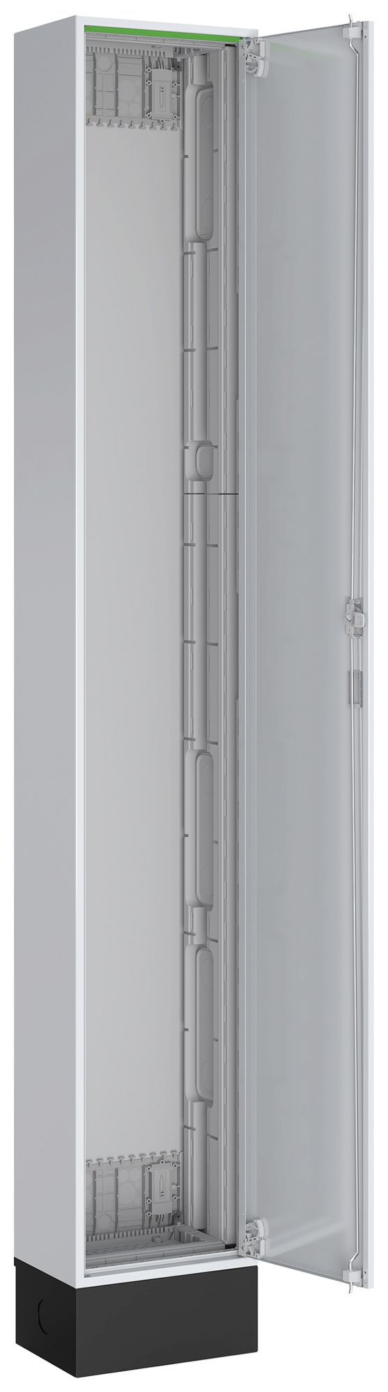 Armoire de sol PrismaSeT XL IP44 a.porte 300×1980×210mm 1 champ 12 rangées