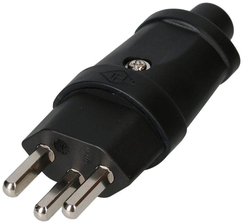 Fiche type 23 MAX HAURI TH strong 16A 230V PVC/PA Ø6…10mm IP20 no