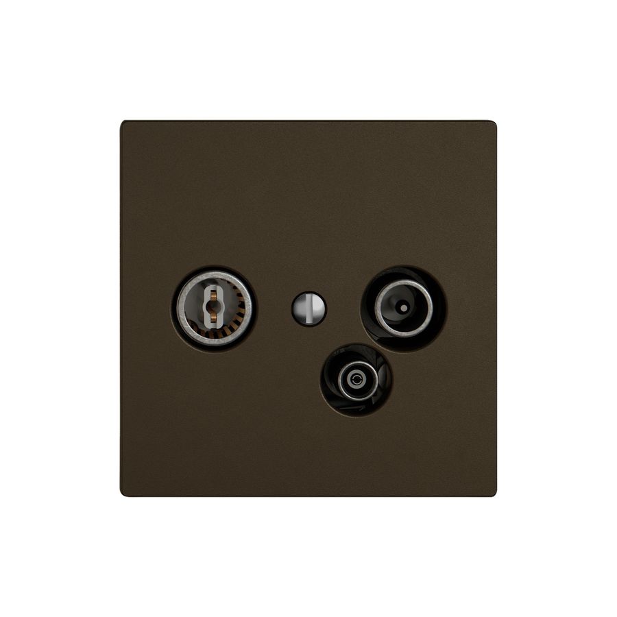 Prise antenne TV-R-données EDIZIO.liv SNAPFIX® 23dB br