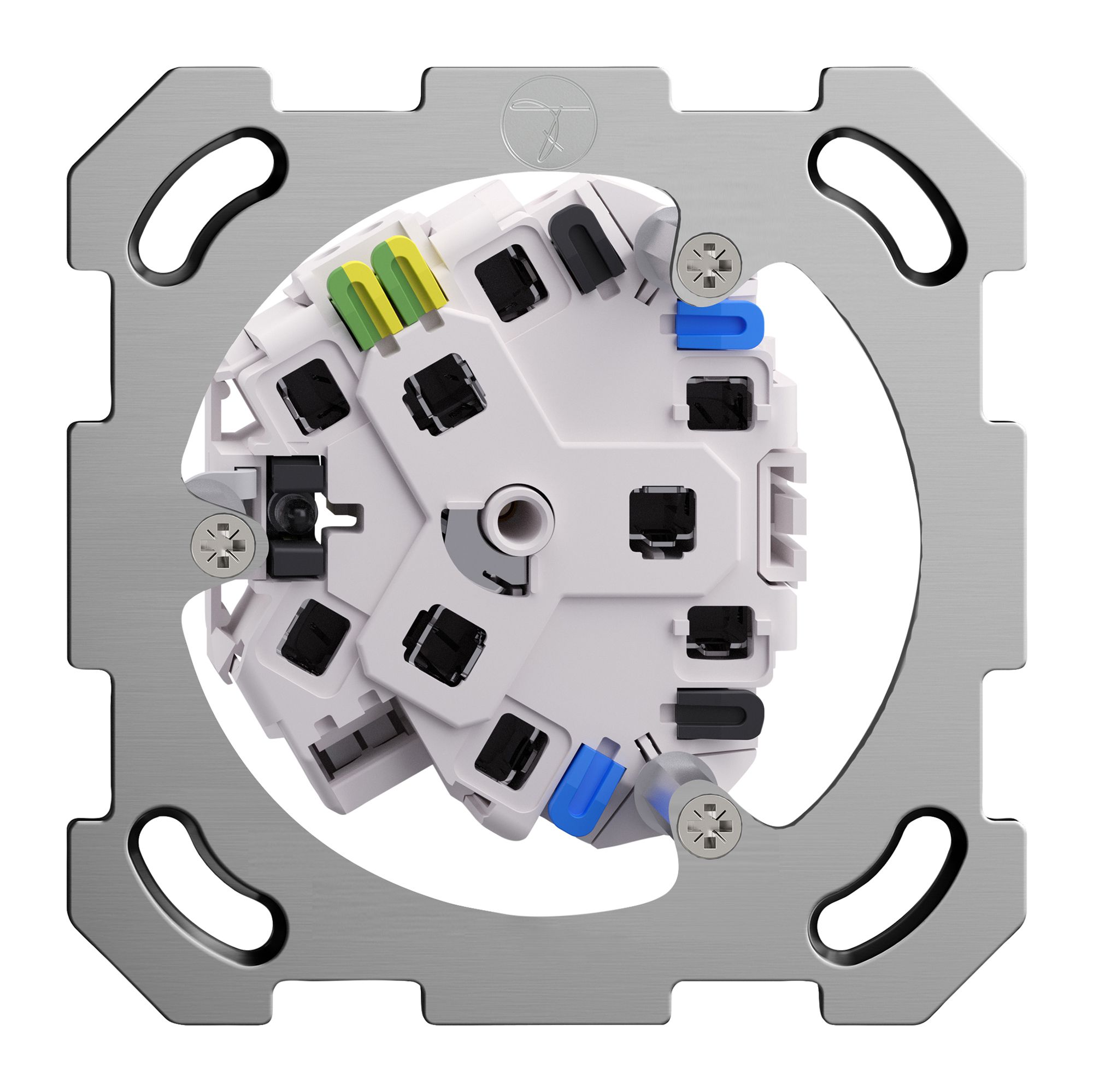 Einsatz Steckdose FH 3×T23 16A mit LED rot mit Steckklemmen