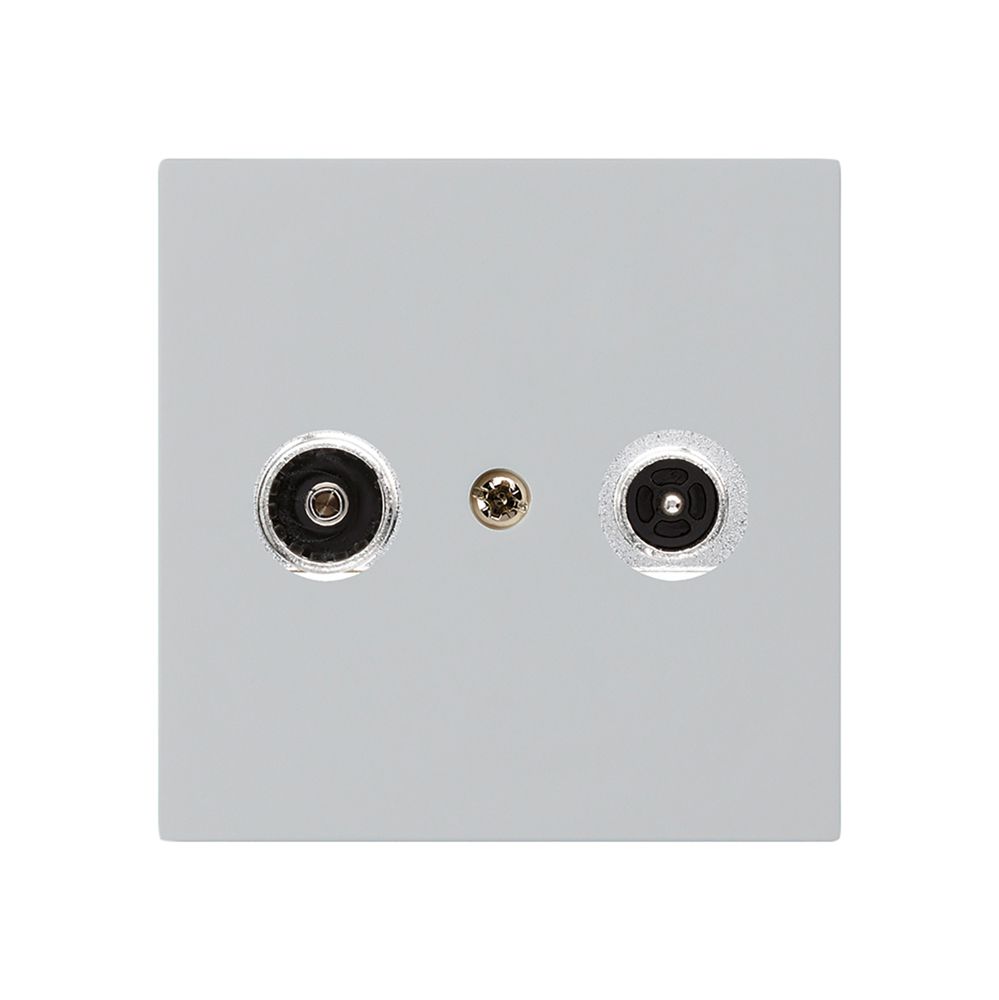 Antennendose kallysto R/TV Bauart A 11dB 2GHz hellgrau