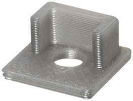 Capot de fermeture DOTLUX DXF3/W matière synth.10×10×5mm gris passage de câble