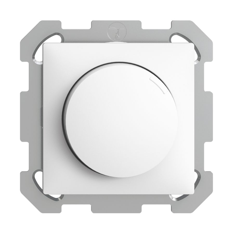 UP-Drehdimmer EDIZIOdue 20…300W Phasenabschnitt weiss