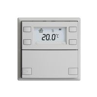 Pulsante RTH INC KNX 1×EDIZIOdue F grigio chiaro, con LED RGB