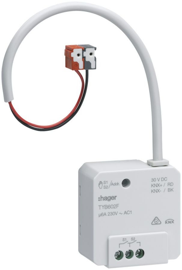 Module de sortie INC KNX Hager system 6A double