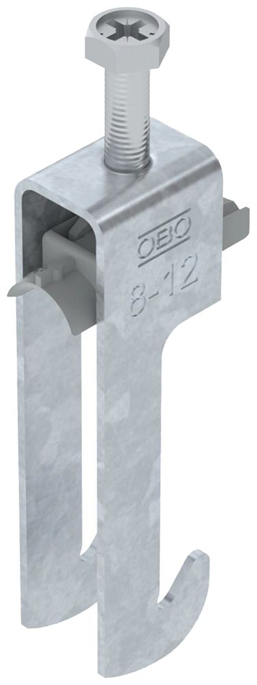 Fixation rapide BET 2056 pied à W mat.synthétique 8…12mm 1×câble acier Zn-ch-im