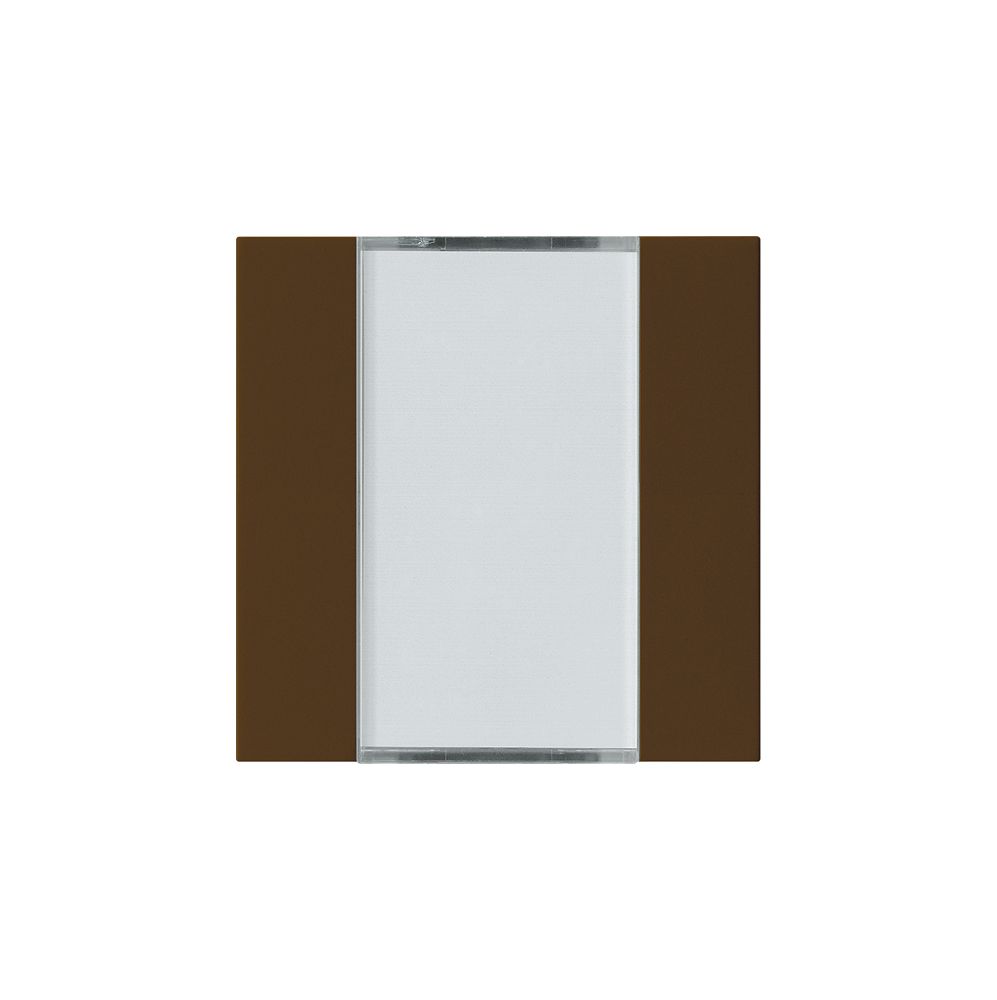 Frontset Hager kallysto 2×KNX systemlink/easylink braun