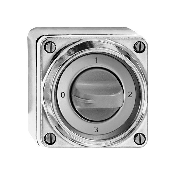 Interrupteur rot.mouillé 5/1L Al nat.a.manette