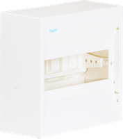 AP-Kleinverteiler Hager mini gamma 1-reihig 8TE IP30 182×180×82mm