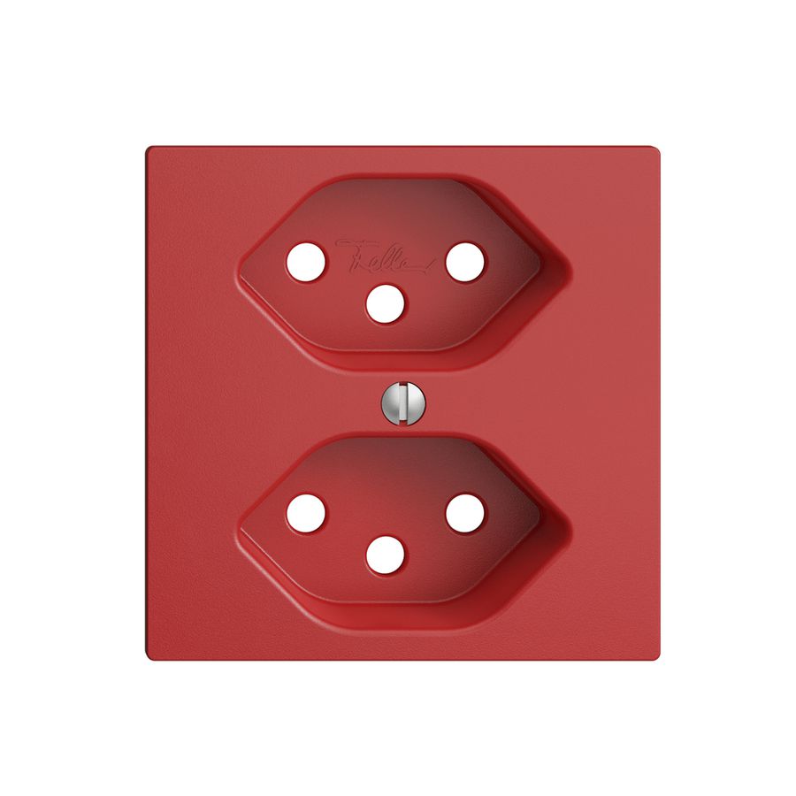 Frontplatte EDIZIOdue 2×T13 berry