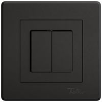 UP-Drucktaster EDIZIO.liv SNAPFIX® 2×AR/1P sz