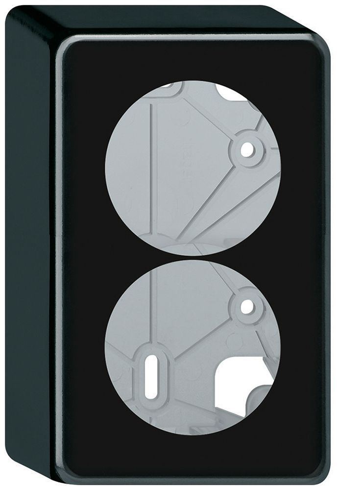 Kit di montaggio AP origin 2×1 orizzontale e verticale 88×148×54mm nero