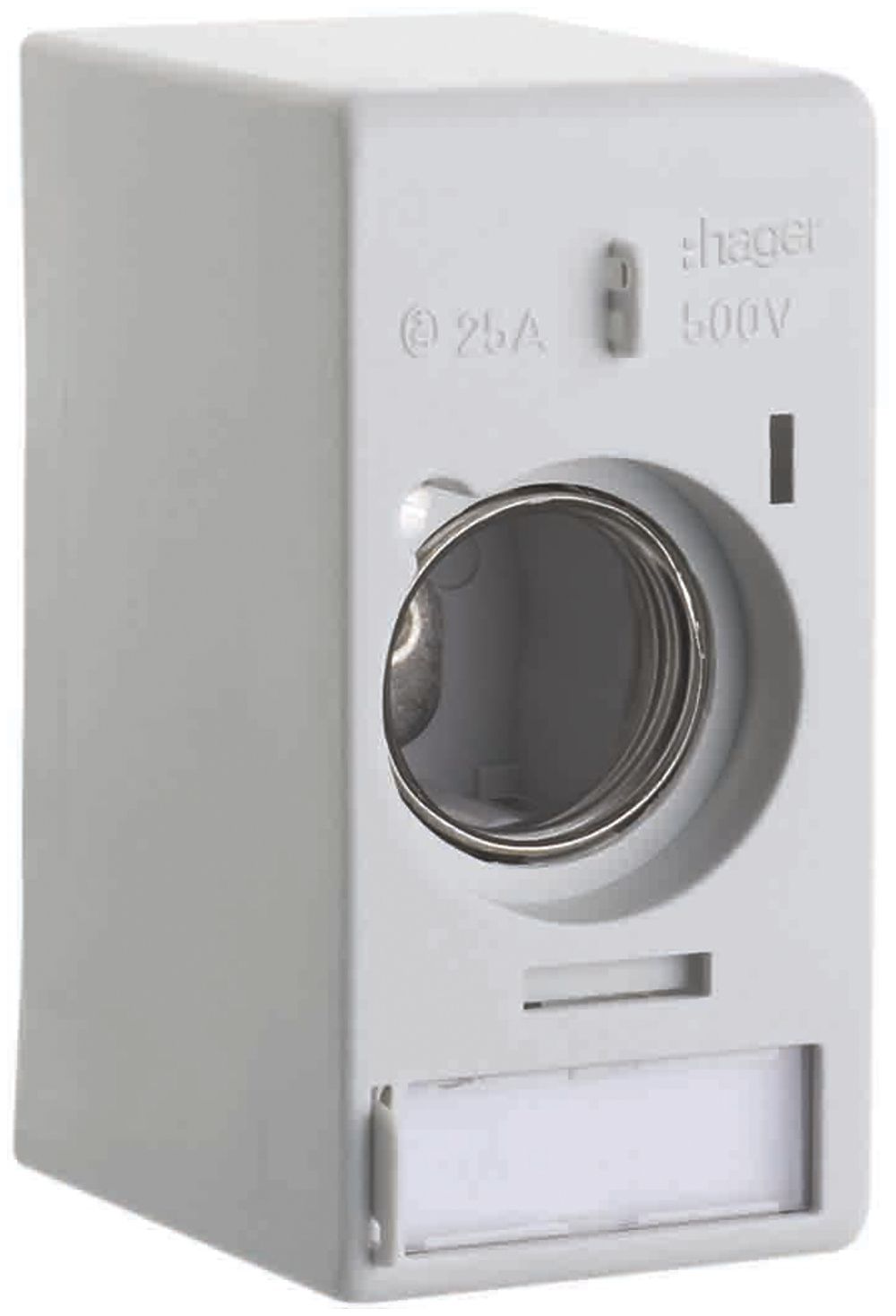 Porte-fusible AP weber.uniline 1×63A DIN3 avec capot et fixation rapide