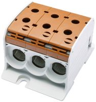Verteilerblock Bals RKA 95 1P 200A 3×Eingang 3×Ausgang 10…95mm² braun