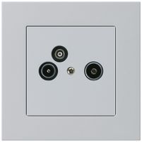 UP-Antennendose R/TV-Daten kallysto.pro 2GHz 4dB hellgrau