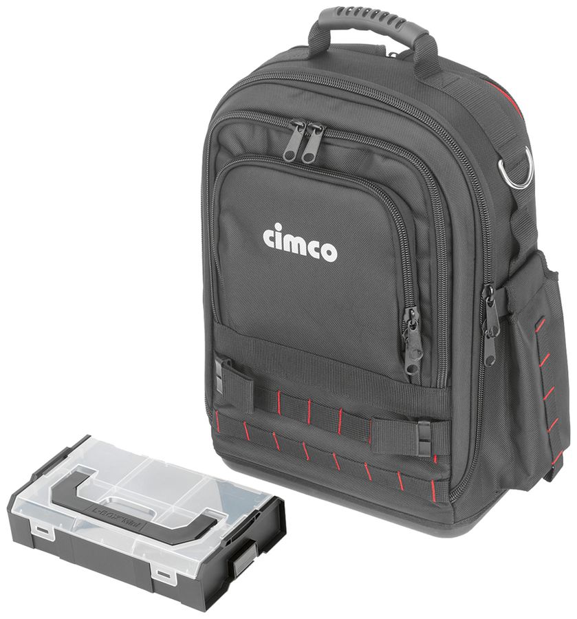 Sac à dos à outils Cimco Ergo-XL30 PET 220×480×380mm noir