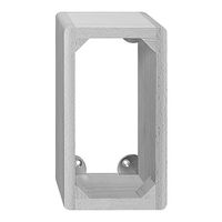 AP-Holzrahmen GV 2×1 Hartholz lackiert