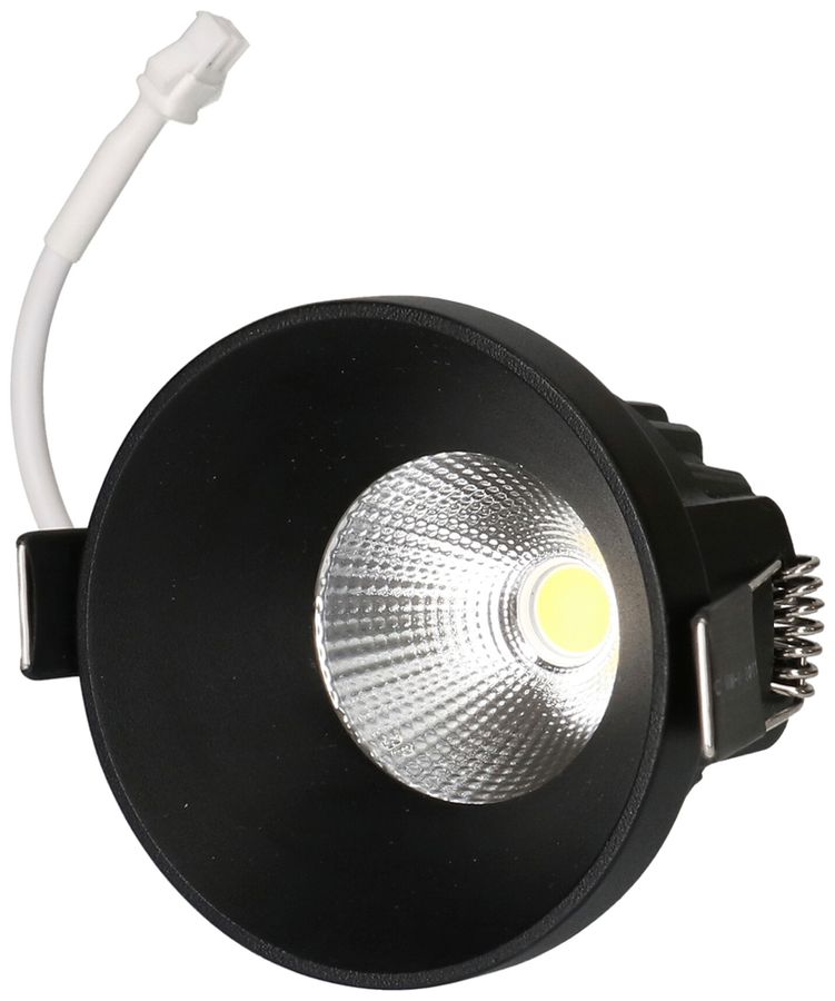 EB-LED-Spot maxLUCE ATMA 68 6.5W 660lm 3000K IP44 MB DIM Ø75mm schwarz 32°