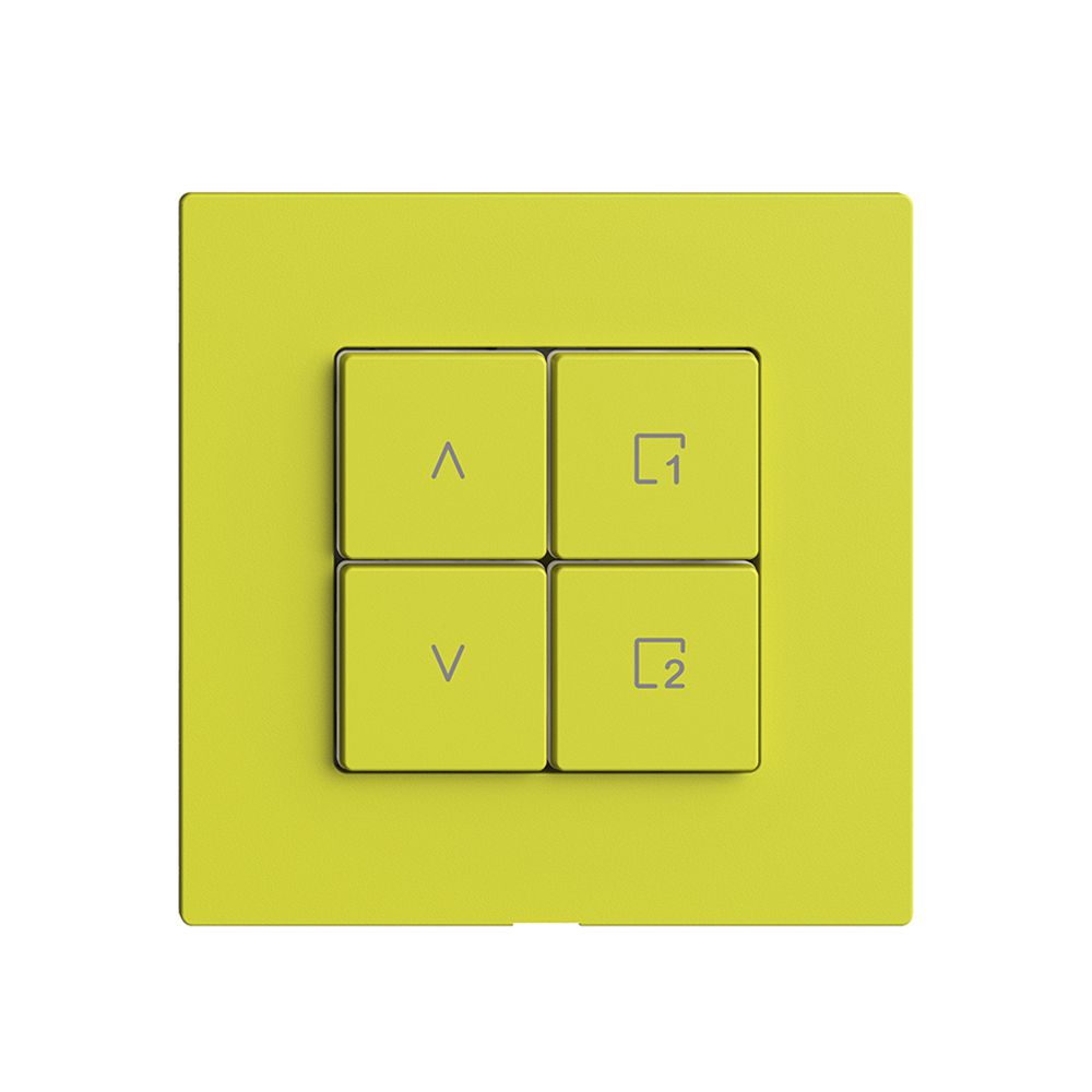 Storenschalter 1K/4T Szene Edue Wiser lemon