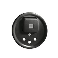 Frontset FH T12 schwarz Ø58mm mit Linse für Kleinkombi