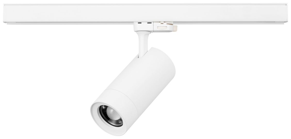 Projecteur LED Sylvania Lenzo Large 30W 2250lm 940 VAR 3ph 18°…50° Ø75 blanc