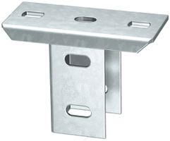 Kopfplatte Bettermann für US 5-Stiel, 90° gedreht, Stahl, FT