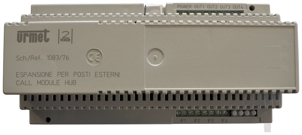 Modulo d'estenzione AMD Urmet per 2VOICE max.16 postazioni d.chiamata principali