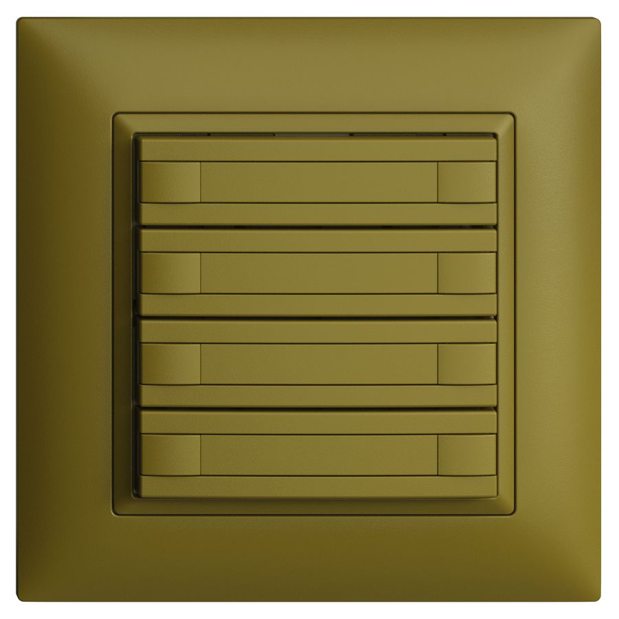 Poussoir KNX RGB ENC EDUE FMI, 250mW, s.LED, papier, 4×poussoir, C.2×T., ov