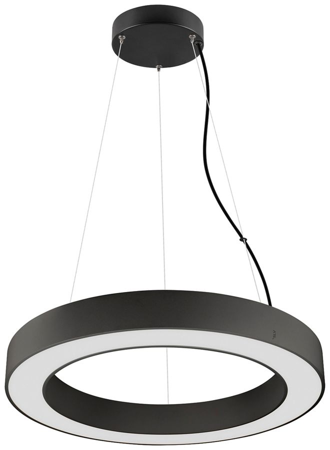 LED-Pendelleuchte SLV MEDO RING 60 26W 3750lm 930/940 DALI Ø600mm schwarz