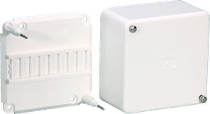 Scatola di derivazione AP Fixer 117×117×62 bianco senza morsetti