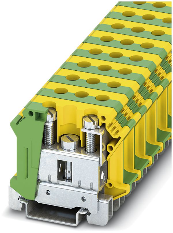 Borne de passage 0.75…35mm² vert/jaune, UTI 35-PE