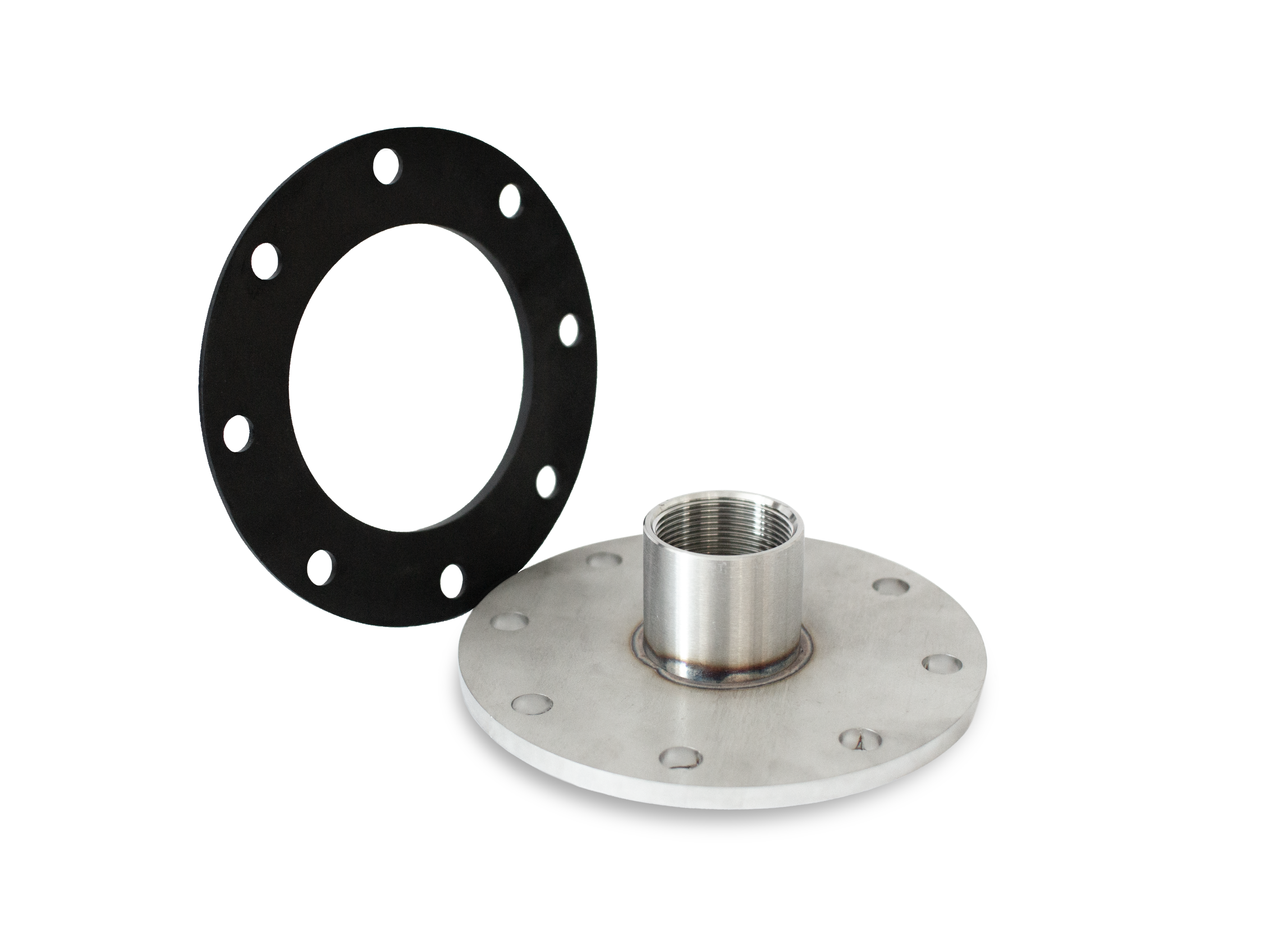 SMARTFOX Flanschplatte 180mm Edelstahl inkl. Dichtung