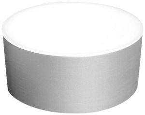 Plafoniera/applique LED CUBE 17W, 3000K, 1000lm, argento