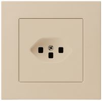 Prise ENC kallysto.pro T23 beige avec bornes enfichables