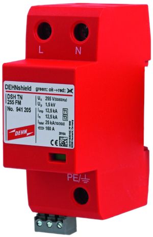 Kombi-Ableiter DEHN/elvatec shield TN FM Typ 1+2/Klasse I+II