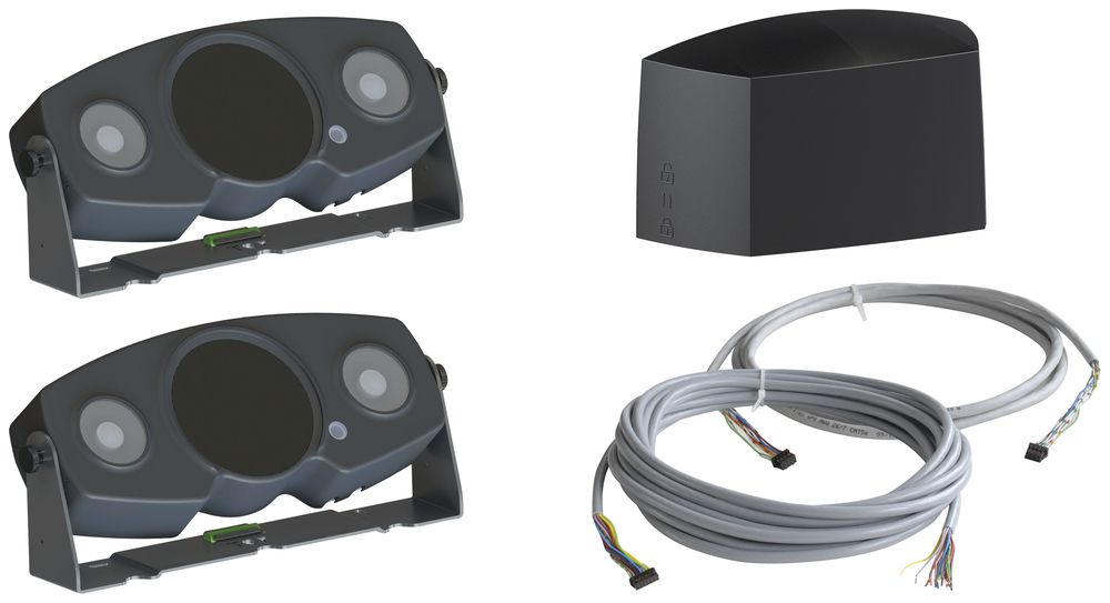 Kit de détecteur portail industriel BBC Bircher Hyperion 3D-2W, bilatéral