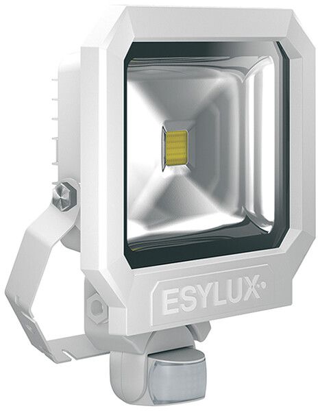 Projecteur LED ESYLUX AFL SUN, 50W 3000K 4000lm 227×86×290mm IP65, blanc